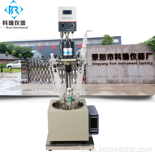 Lab Small Single Layer Glass Reactor